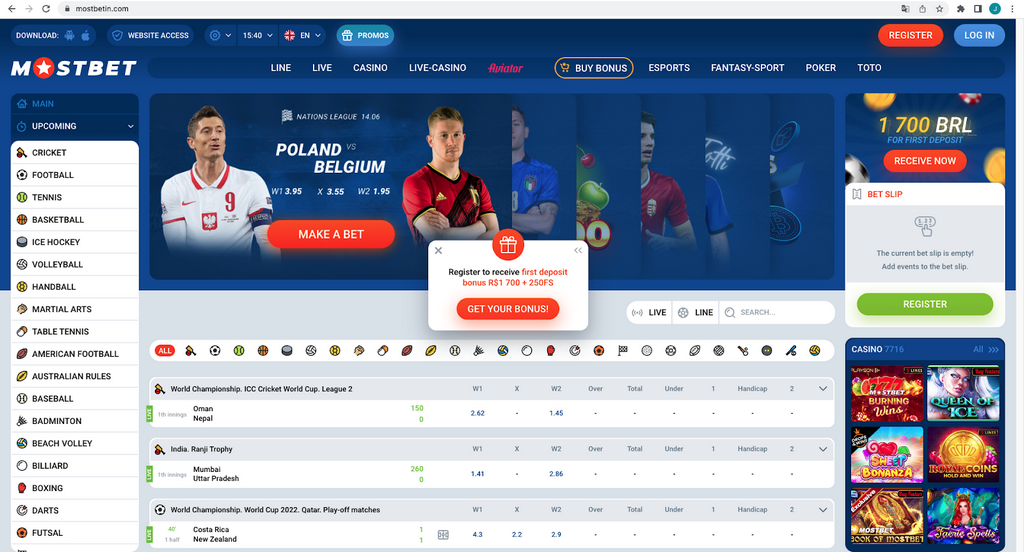 Just how to bank on sports in Mostbet?