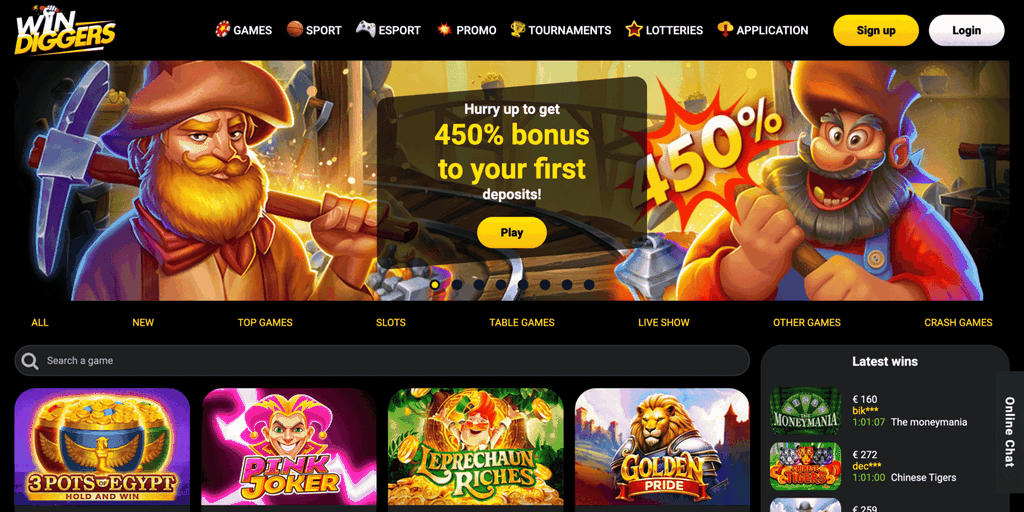 Win Diggers Gambling Enterprise Sis Sites|No Deposit Bonus|Login